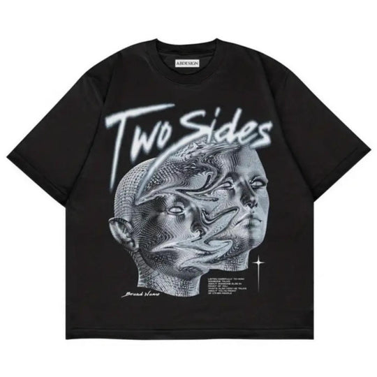 Damen T-Shirt mit künstlerischem Floral-Motiv und lässigem Schnitt R&B