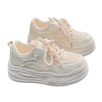 Damen Sneaker mit atmungsaktiver Obermaterialkombination und dämpfender Sohle
