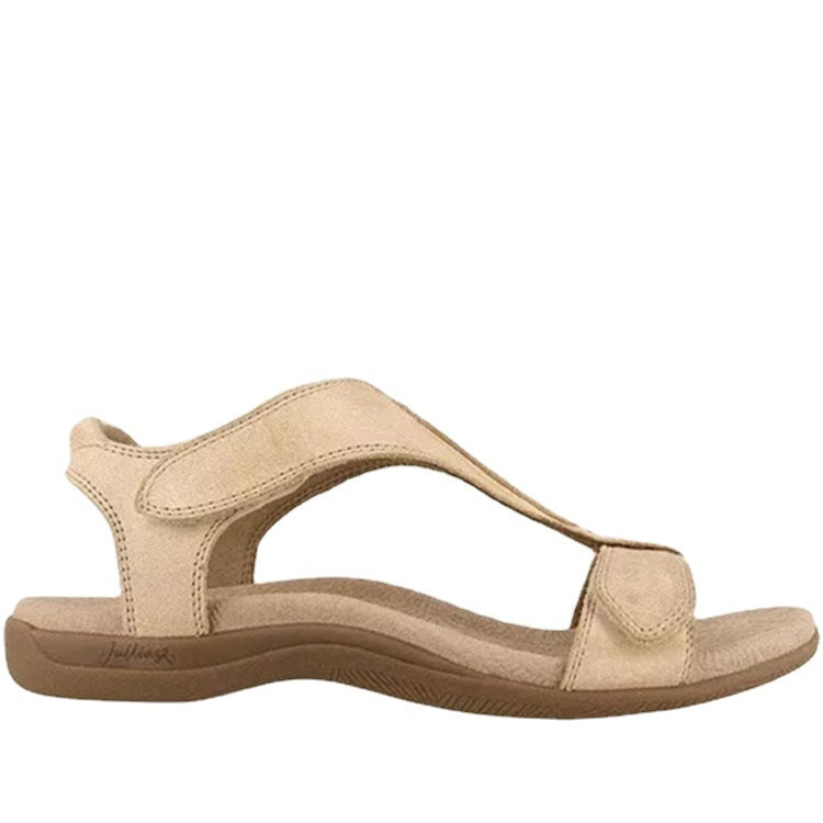 Damen Sportliche Komfortsandalen mit verstellbaren Riemen und anatomischem Fußbett R&B