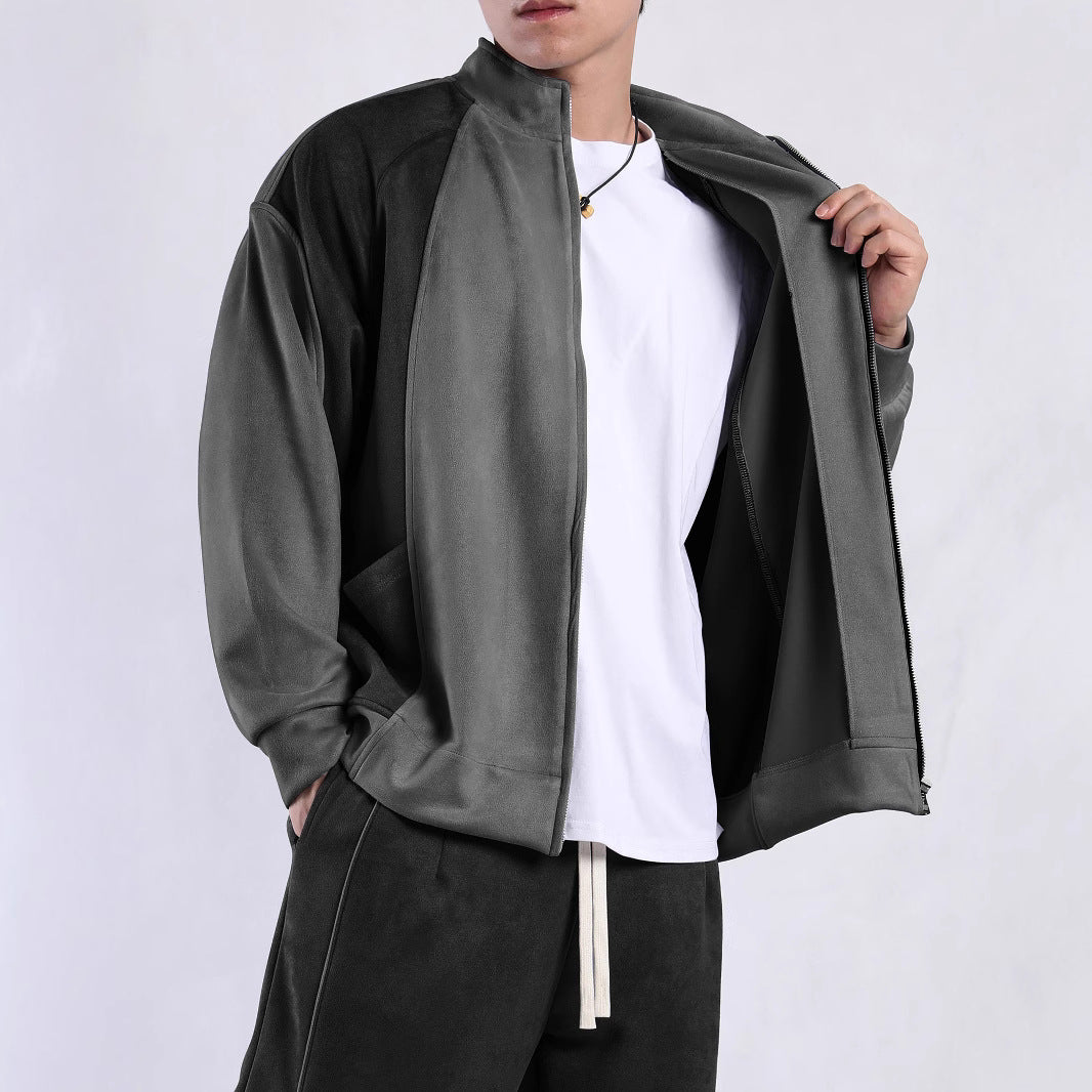 Damen Sportjacke mit eleganten Farbakzenten und praktischen Taschen R&B