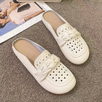 Damen Modische Clogs mit bequemem Knopfdetail