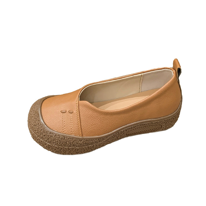 Damen komfortable Slip-On Halbschuhe mit rutschfester Sohle R&B