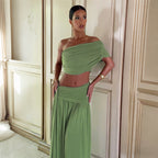 Damen Wickelrock mit bandeau Top und raffiniertem Design R&B