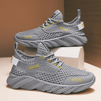Damen atmungsaktive Mesh-Sneaker mit flexiblem Sohlen-Design