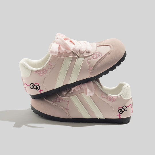 Damen Trendige Sneakers mit verspieltem Hello Kitty Motiv und rutschfester Sohle R&B