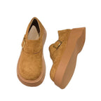 Damen Komfortable Plateau-Clogs mit eleganter Schnallenverzierung R&B