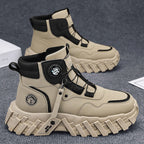 Damen Schnürstiefel mit rutschfester Sohle und innovativem Verschlusssystem R&B