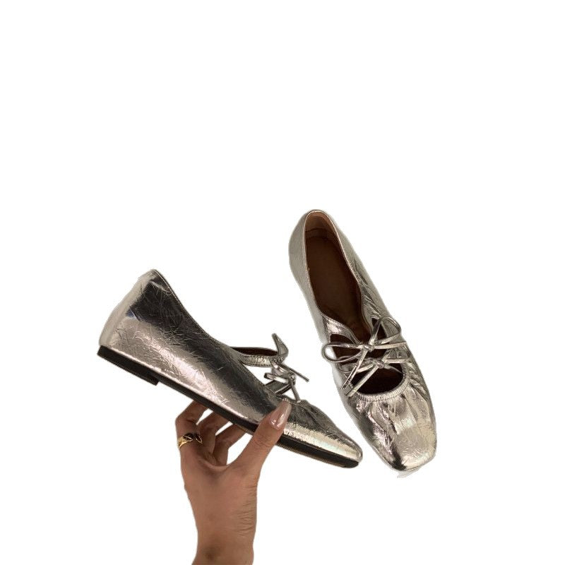 Damen Stylische Riemchen Mules mit dekorativem Schnürdetail R&B