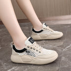 Damen Freizeit Sneaker mit atmungsaktiven Mesh-Einsätzen und dämpfender Sohle R&B