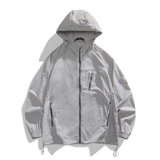 Herren leichtgewichtige Windjacke mit praktischen Taschen und atmungsaktiven Eigenschaften R&B