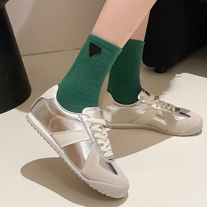 Damen modische Sneakers mit atmungsaktivem Obermaterial und dämpfender Sohle R&B
