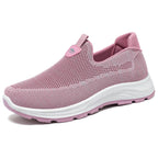 Damen Leichte und atmungsaktive Freizeitschuhe mit elastischem Einsatz