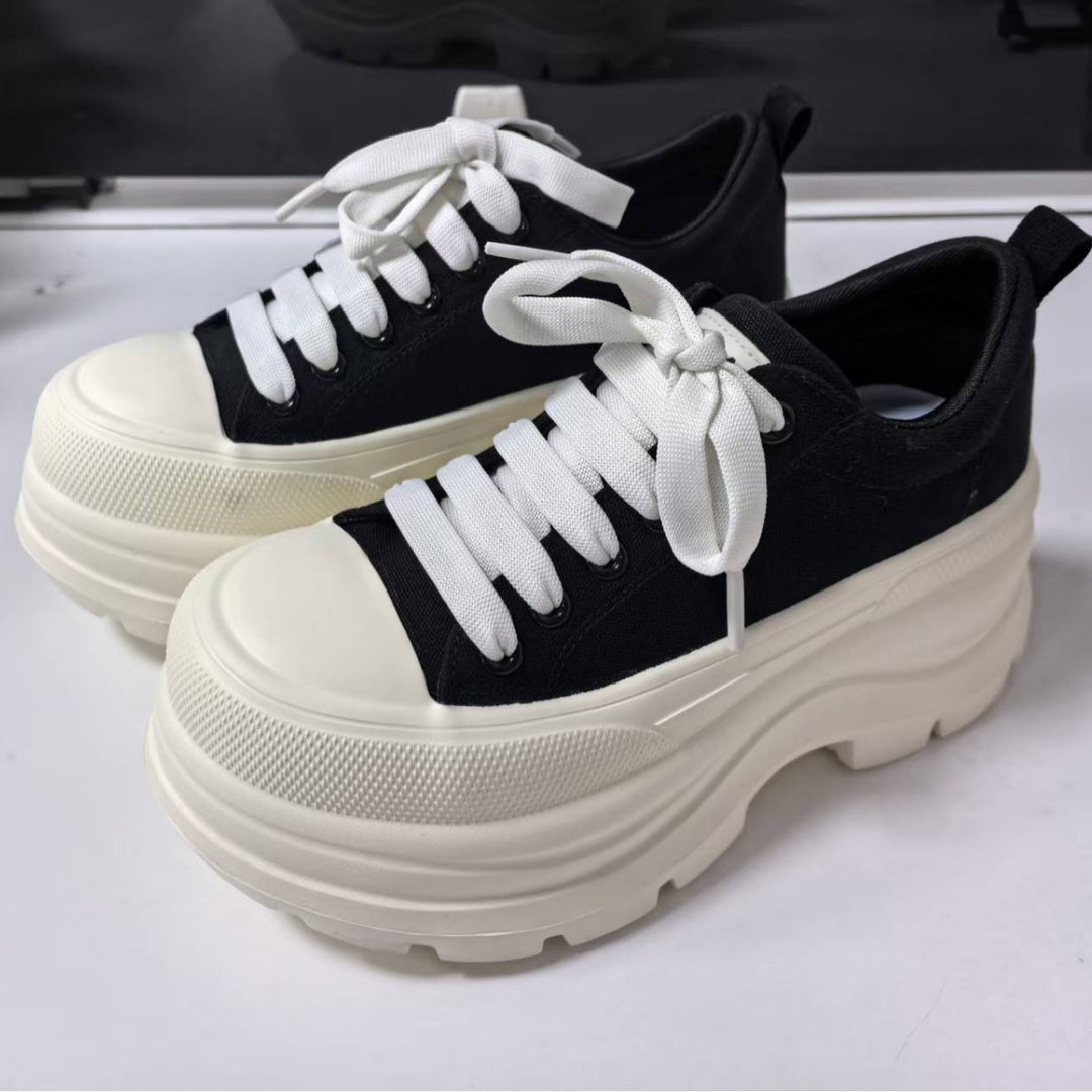 Damen Plattform Sneakers mit Urbanem Design und Bequemer Dämpfung R&B