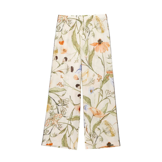 Damen Palazzo-Hose mit floralen Mustern R&B