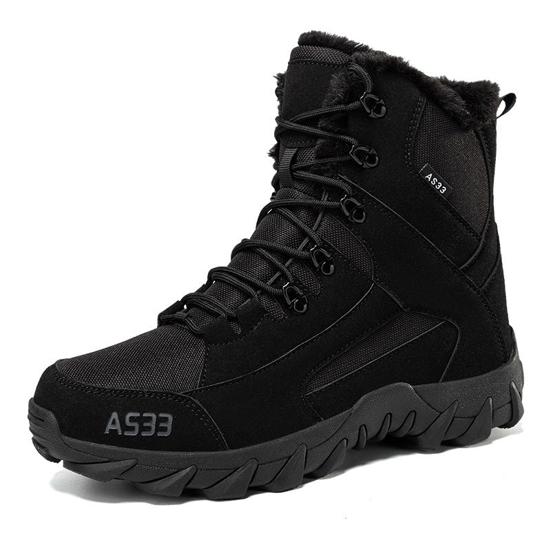 Herren Isolierte Winterstiefel mit rutschfester Sohle und warmem Innenfutter R&B