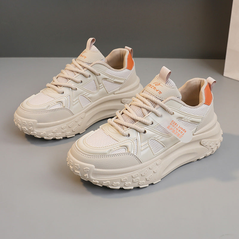 Damen sportliche Sneakers mit dämpfendem Sohlenprofil und atmungsaktiver Mesh-Oberfläche R&B