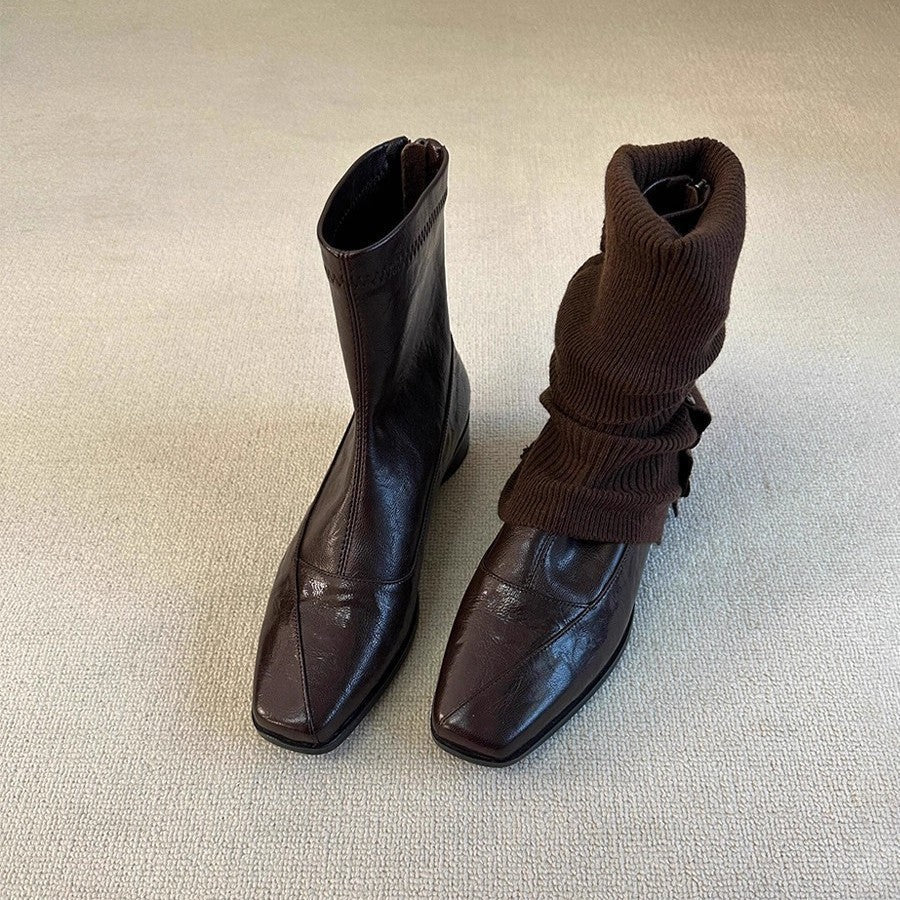 Damen elegante Chelsea Boots mit spitzem Fußteil R&B