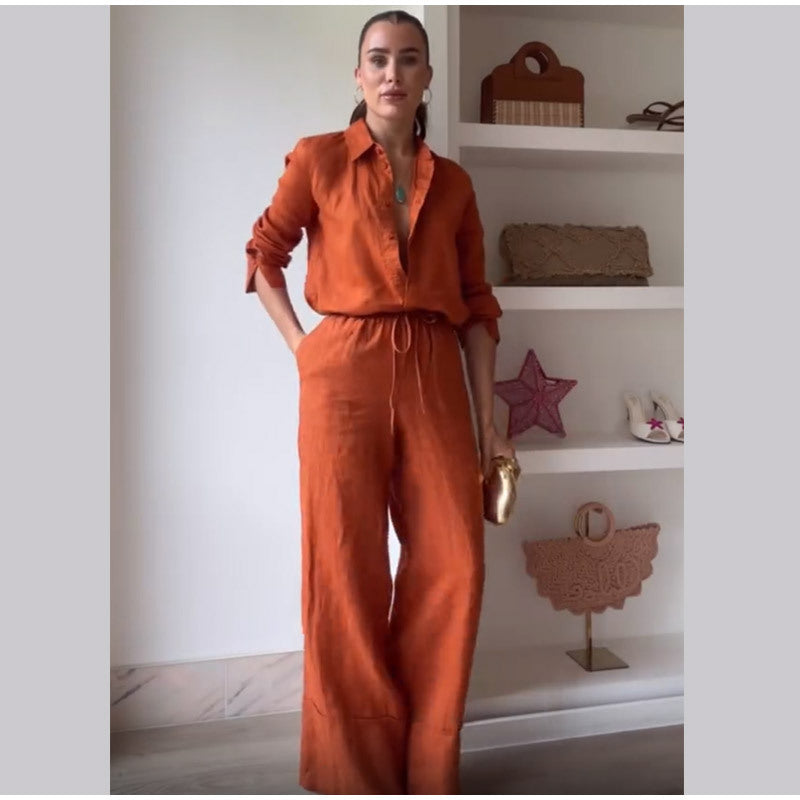 Damenlässiger Jumpsuit im eleganten Casual-Look R&B