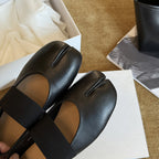 Damen Komfortable Ballerinas mit elastischem Riemen