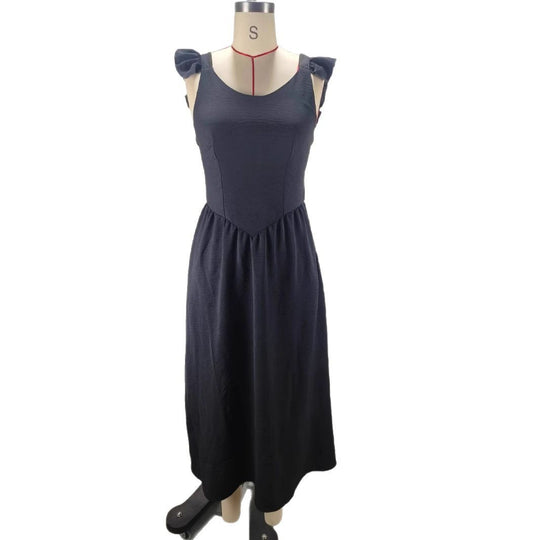 Damen Maxikleid mit Rüschendetails und empfohlener Passform R&B