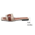 Damen Elegante Slides mit verstellbarem Schnallen-Detail R&B