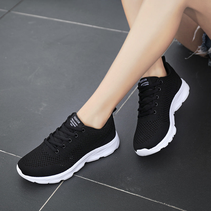 Damen Sportliche Netzsneaker mit atmungsaktivem Obermaterial und dämpfender Sohle