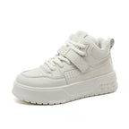 Damen High-Top Sneakers mit gefüttertem Innenbereich und Klettverschluss R&B
