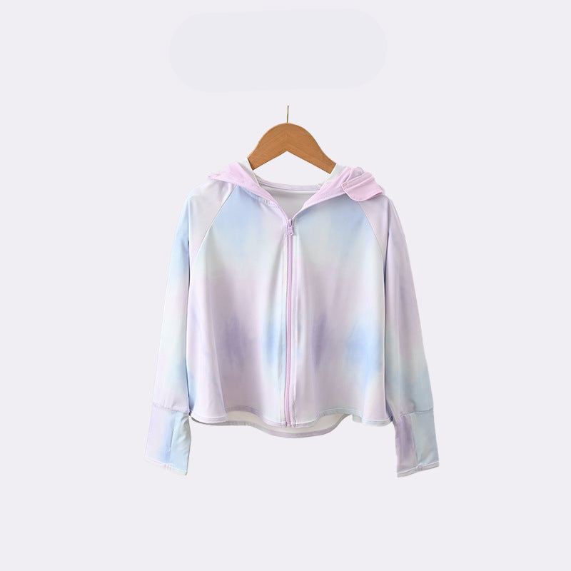 Damen UV-Schutzjacke mit Kapuze und weichem Material R&B