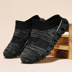 Damen Freizeitschuhe mit flexiblem Strick-Obermaterial und rutschfester Laufsohle