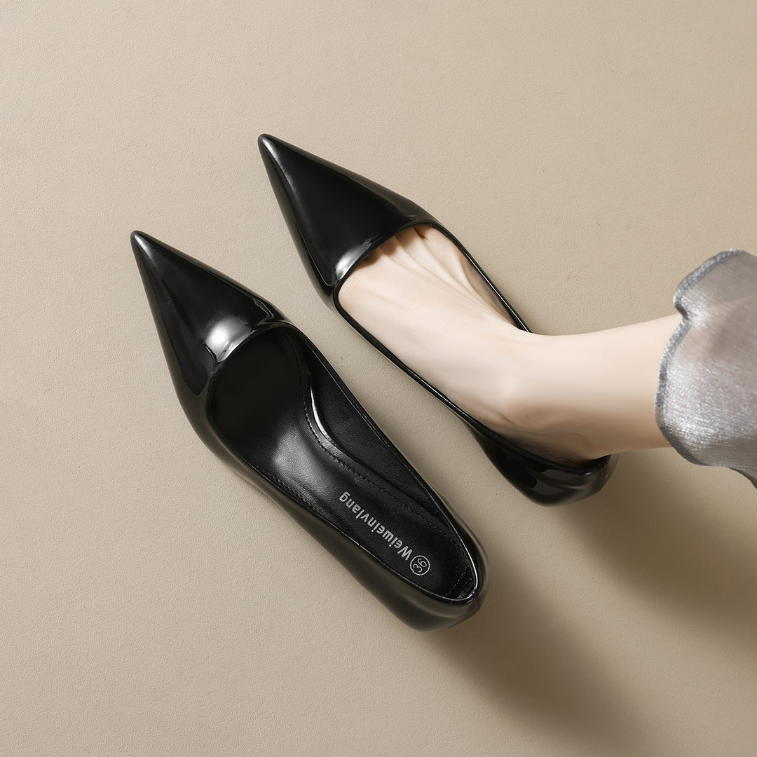 Damen spitze Absatzschuhe R&B