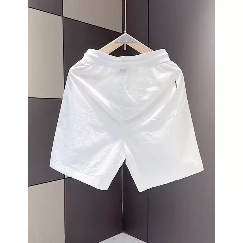 Herren leichte Freizeithose mit elastischem Bund und seitlichen Taschen R&B