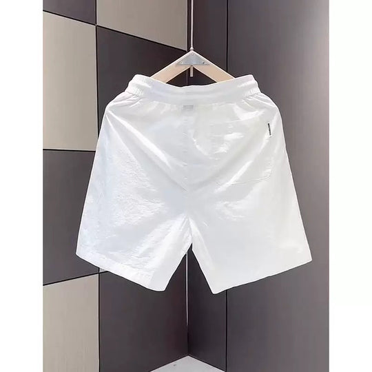 Herren leichte Freizeithose mit elastischem Bund und seitlichen Taschen R&B