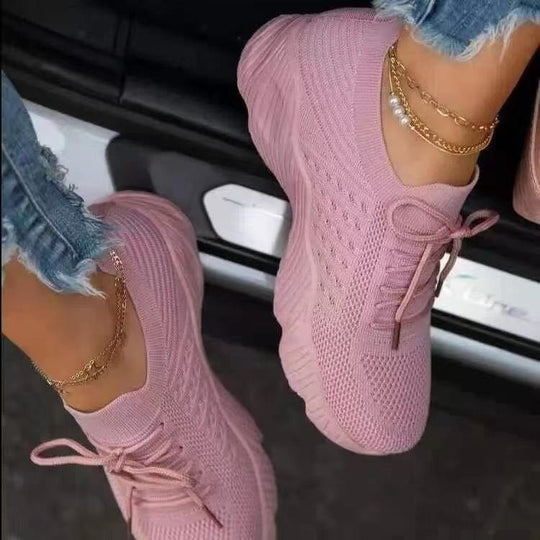 Damen Sportliche Netzsneaker R&B