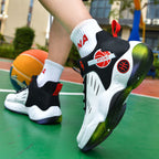 Damen Basketball-Sneaker mit atmungsaktivem Obermaterial und dämpfender Sohle R&B