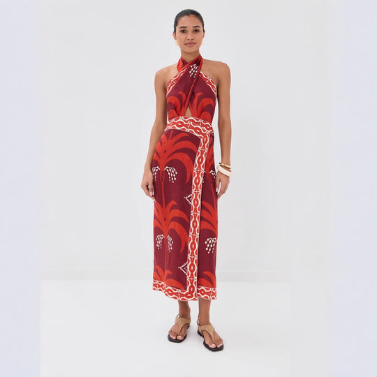 Damen Maxi-Kleid mit exklusivem Boho-Design R&B