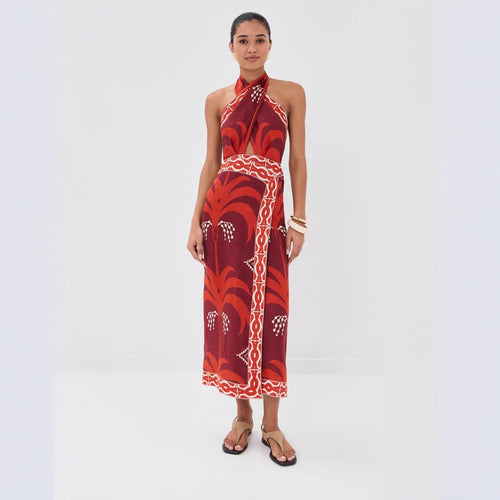 Damen Maxi-Kleid mit exklusivem Boho-Design R&B