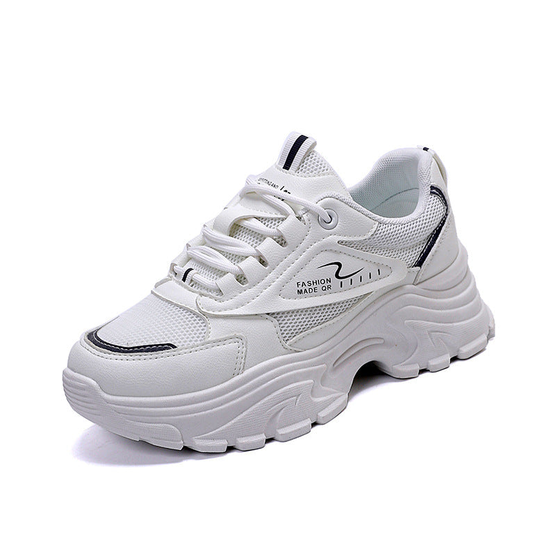 Damen Chunky Sneakers mit atmungsaktivem Obermaterial und stoßdämpfender Sohle R&B