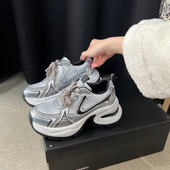 Damen Sportliche Lauf-Sneaker mit atmungsaktivem Mesh-Obermaterial und dämpfender Sohle R&B
