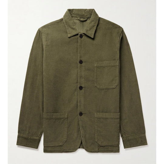 Damen lässige Cordjacke mit praktischen Taschen R&B