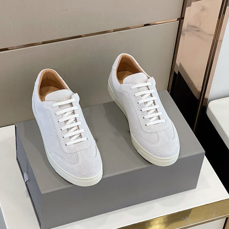 Damen sportliche Sneaker aus atmungsaktivem Mesh-Material R&B