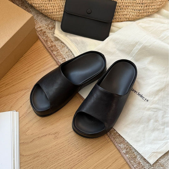 Damen modische Clogs aus hochwertigem Leder mit trendigem Design R&B