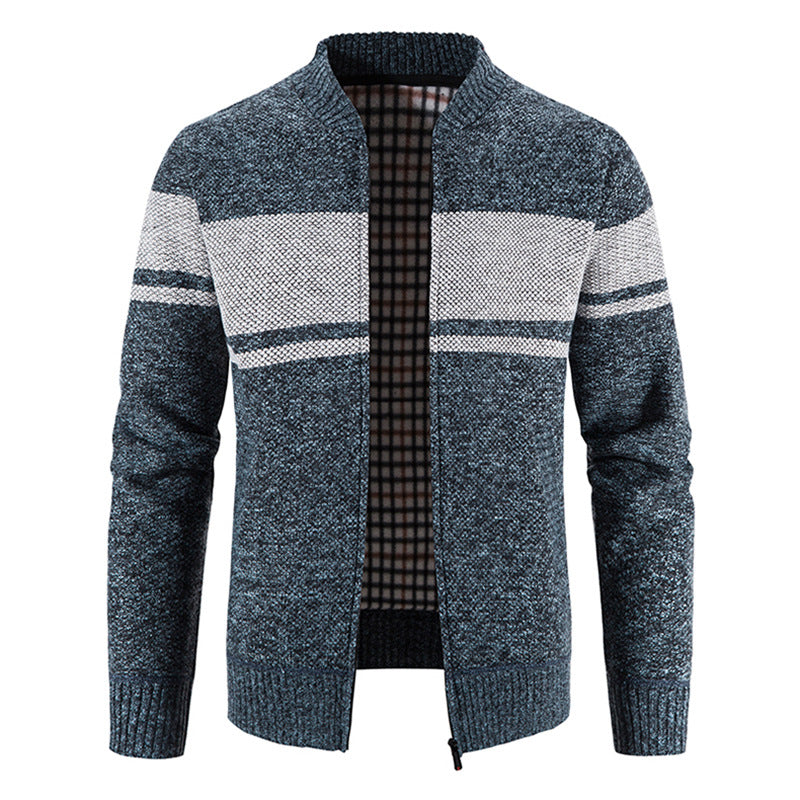 Herren modische Strickjacke mit strukturiertem Design R&B
