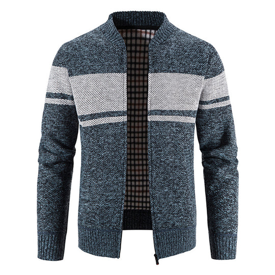 Herren modische Strickjacke mit strukturiertem Design R&B