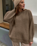 Damen Oversized Pullover aus hochwertigem Strick R&B