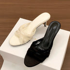 Damen Elegante Slingback-Sandaletten mit zarten Spitzenakzenten R&B