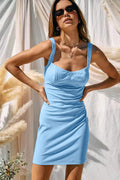 Damen Tailliertes Sommerkleid R&B
