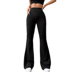 Damen elegante Bootcut-Hose mit hohem Bund und atmungsaktiver Funktion R&B