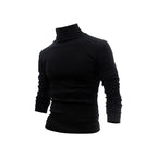 Herren Langarm-Turtleneck aus hochwertiger Baumwolle R&B