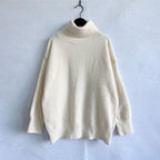R&B | Einfarbiger Warmer Strickpullover Für Alltag