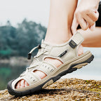 Damen Sportliche Freizeitsandalen mit atmungsaktivem Netz und rutschfester Sohle R&B
